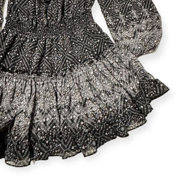 MISA Los Angeles Lorena Dress Black Print, Size XS - Picture 10 of 16
